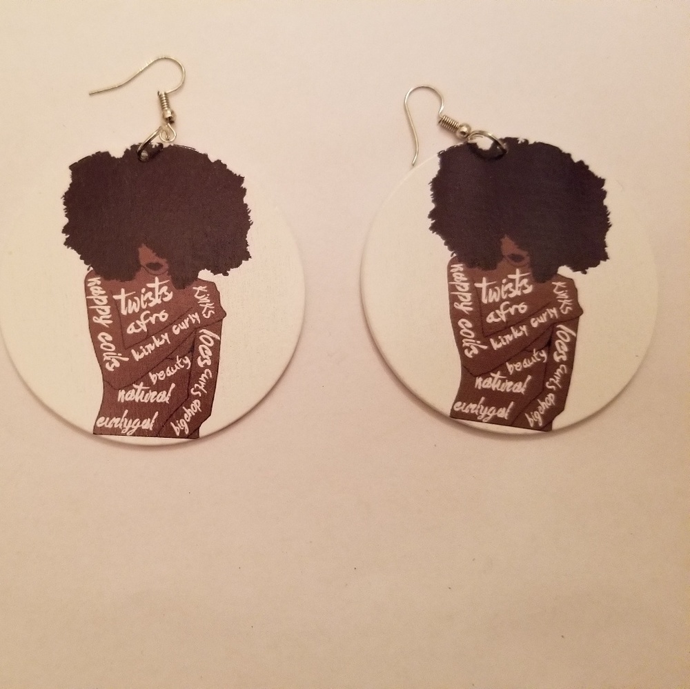 Afro earrings